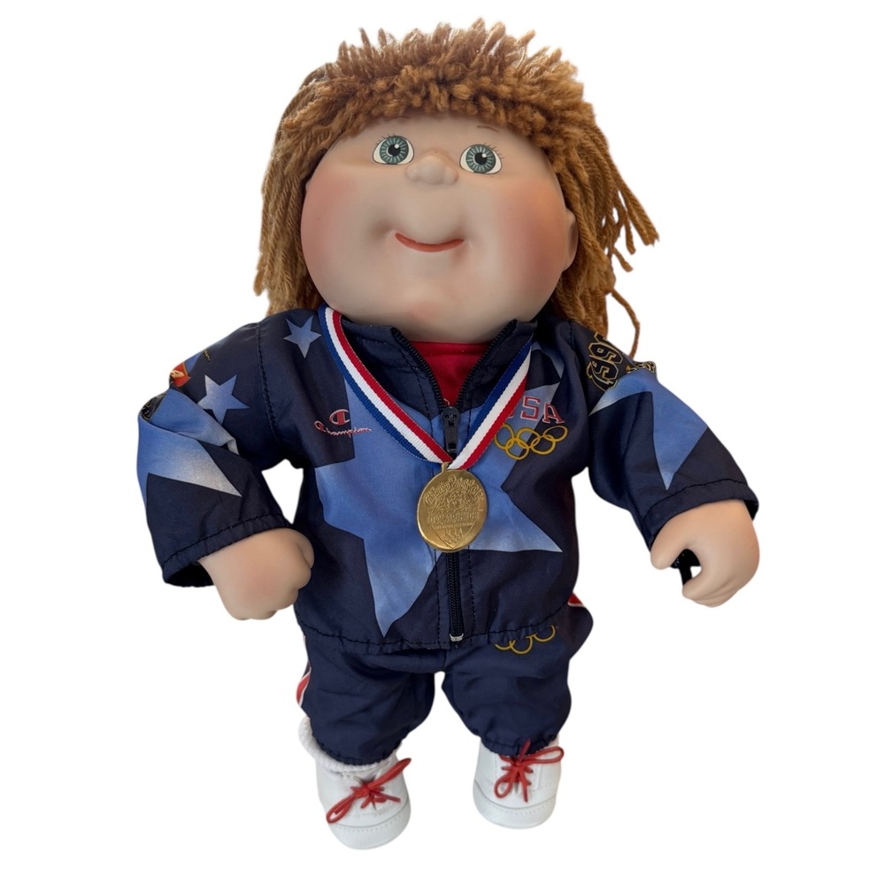 Porcelain Doll 1996 Olympics Atlanta Cabbage Patch, vintage,‎ champion